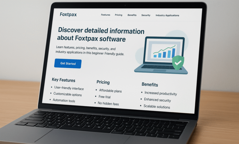 information about foxtpax software
